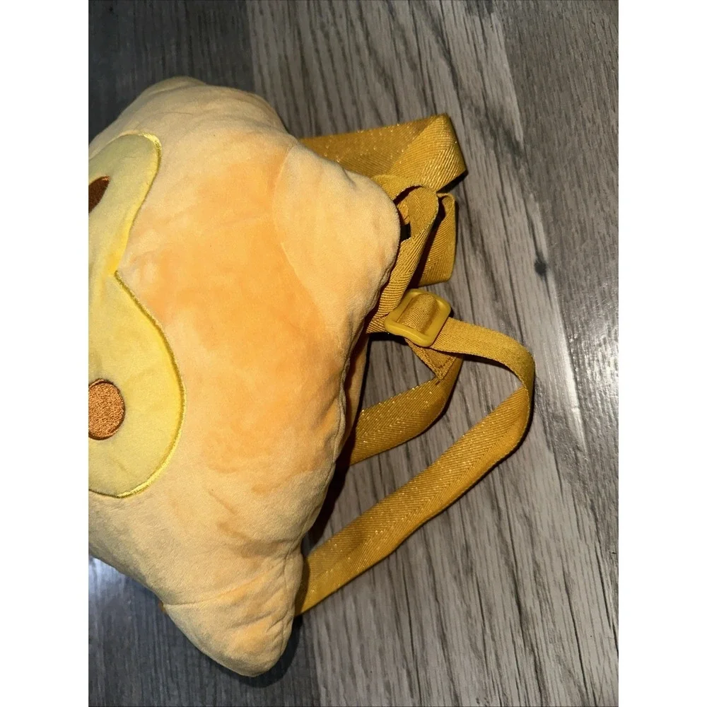 Disney Wish Star Kids Plush‎ Mini Backpack Bag Yellow Gold 12